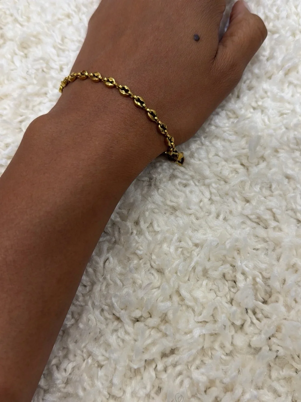 Vintage Gold Twisted Link Bracelet - Women Jewelry